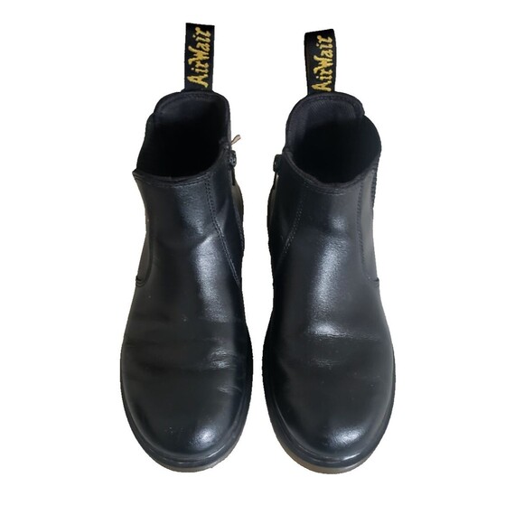 Dr. Martens Black Leather Chelsea Boot Pull On Boots Kids Size 3 2976J - Picture 3 of 11